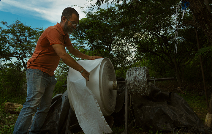 Salvador Montaño; técnica super adobe